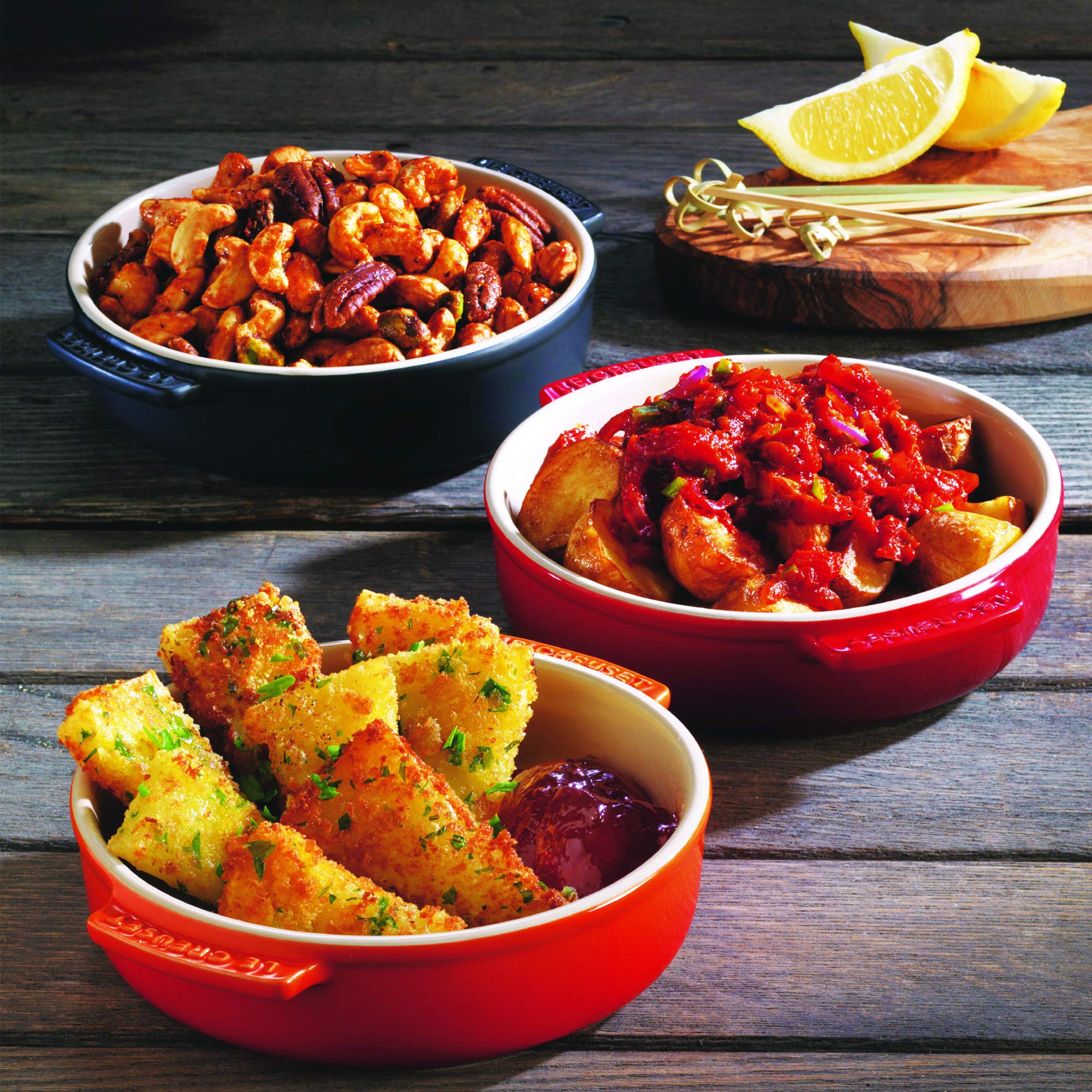 Amazon.com: Le Creuset 0.5L 1 件式Stoneware Tapas Dish, Cerise 圓